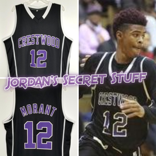 Ja Morant Crestwood High School Basketball Jersey Custom Throwback Retro Jersey