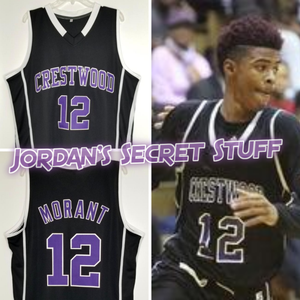 Custom Ja Morant #12 Crestwood High School Knights Basketball Jersey Sewn  Names