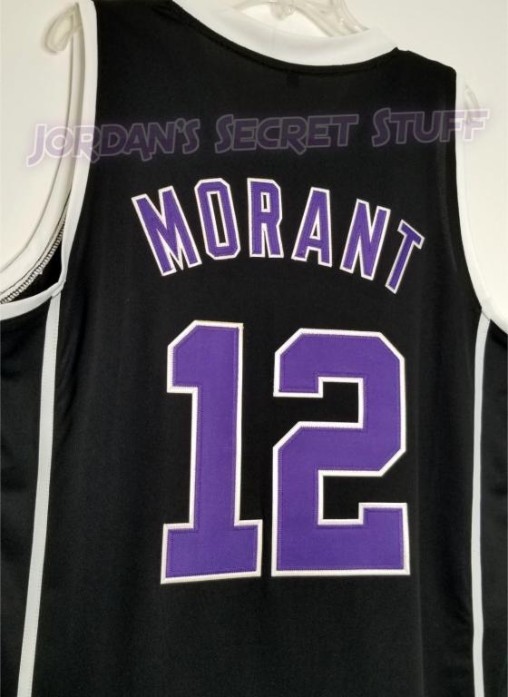 Ja Morant #12 Crestwood High School Knights Basketball Jersey Black  Stitched