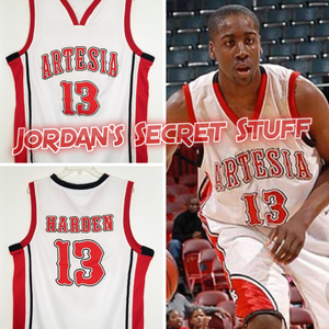 James Harden Artesia High School Basketball Jersey (Home) Custom Throwback Retro Jersey