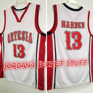 James Harden High School Basketball Jersey Artesia black 