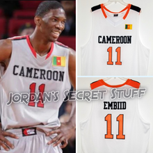 Load image into Gallery viewer, Joel Embiid Cameroon EuroLeague Basketball Jersey Custom Throwback Retro Jersey