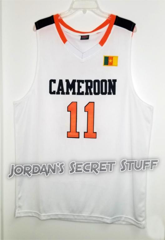 Joel Embiid Cameroon EuroLeague Basketball Jersey Custom Throwback Retro Jersey