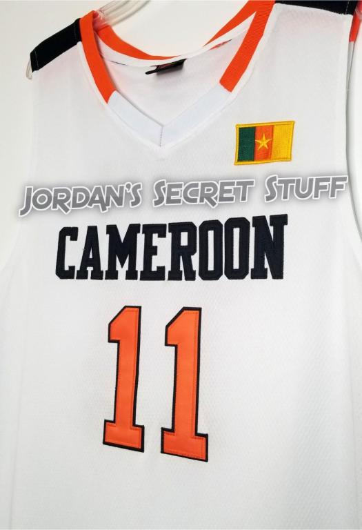 Joel Embiid Cameroon EuroLeague Basketball Jersey Custom Throwback Retro Jersey