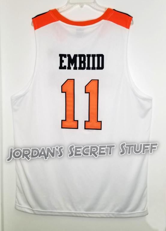 Joel Embiid Cameroon EuroLeague Basketball Jersey Custom Throwback Retro Jersey