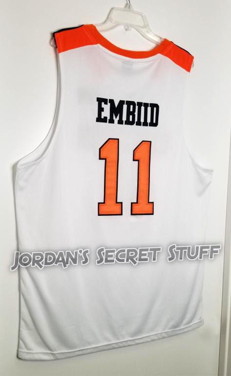 Joel Embiid Cameroon EuroLeague Basketball Jersey Custom Throwback Retro Jersey