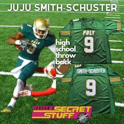 JuJu Smith-Schuster High School Football Jersey Poly LBC Pittsburgh Th –  JordansSecretStuff