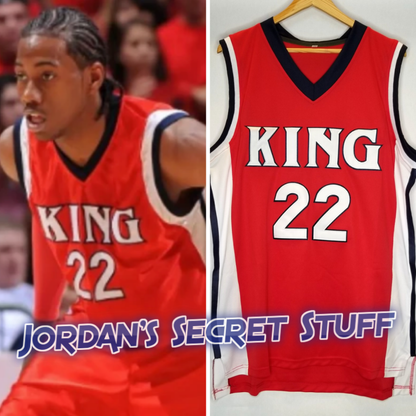 Kawhi Leonard King High School Basketball Jersey Custom Throwback Retro Jersey