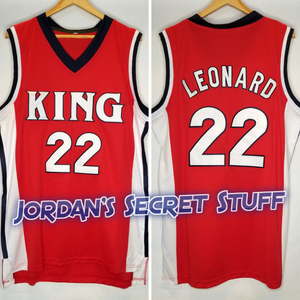 Kawhi Leonard King High School Basketball Jersey Custom Throwback Retro Jersey