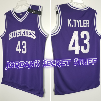 Kenny Tyler 6th Man Movie Huskies Basketball Jersey Custom Throwback 90's Retro Movie Jersey