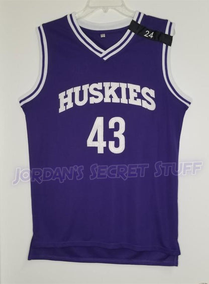 Kenny Tyler 6th Man Movie Huskies Basketball Jersey Custom Throwback 90's Retro Movie Jersey