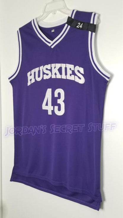 Kenny Tyler 6th Man Movie Huskies Basketball Jersey Custom Throwback 90's Retro Movie Jersey