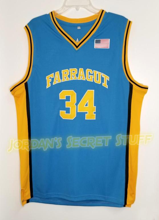 Kevin Garnett Farragut High School Basketball Jersey Custom Throwback Retro Jersey