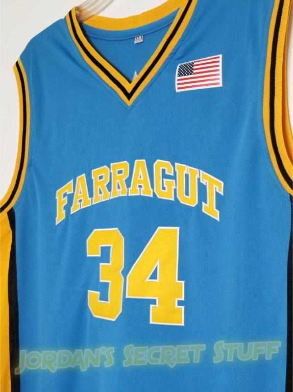 Kevin Garnett Farragut High School Basketball Jersey Custom Throwback Retro Jersey