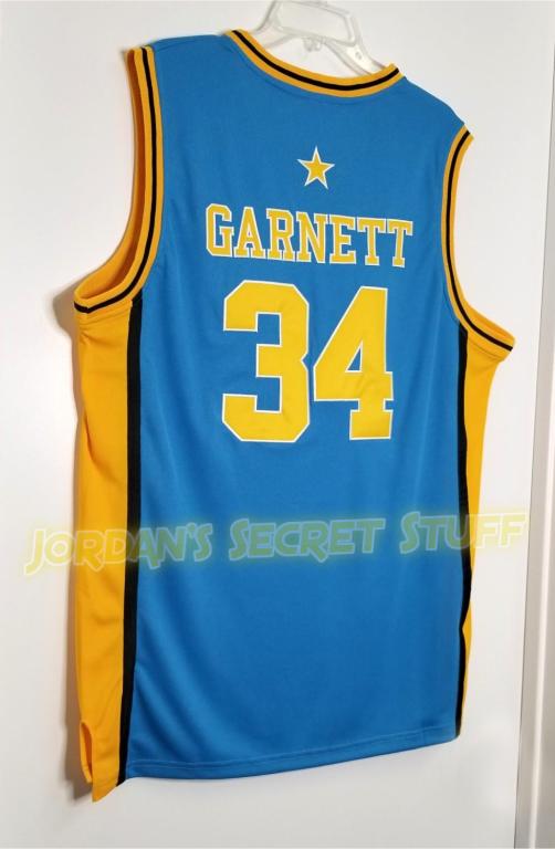 Kevin Garnett #34 Admirals High School Basketball Jersey Yellow