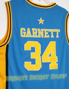 Kevin Garnett Farragut High School Basketball Jersey Custom Throwback Retro Jersey