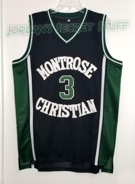 Kevin Durant Montrose Christian High School Basketball Jersey Custom Throwback Retro Jersey