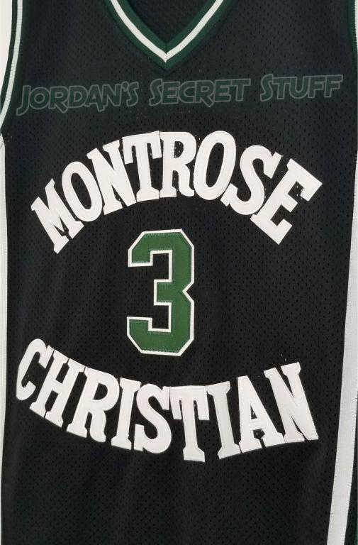 Kevin Durant Montrose Christian High School Basketball Jersey Custom Throwback Retro Jersey