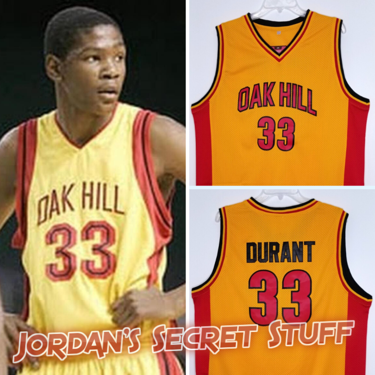 Kevin Durant Oak Hill High School Basketball Jersey Custom Throwback Retro Jersey