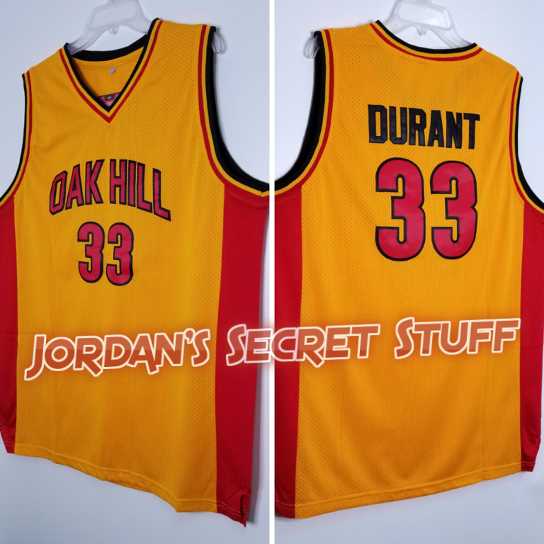 Kevin Durant Oak Hill High School Basketball Jersey Custom Throwback Retro Jersey