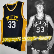 Load image into Gallery viewer, Larry Bird Valley High School Basketball Jersey Custom Throwback Retro Jersey