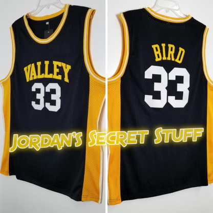 Larry Bird Valley High School Basketball Jersey Custom Throwback Retro Jersey