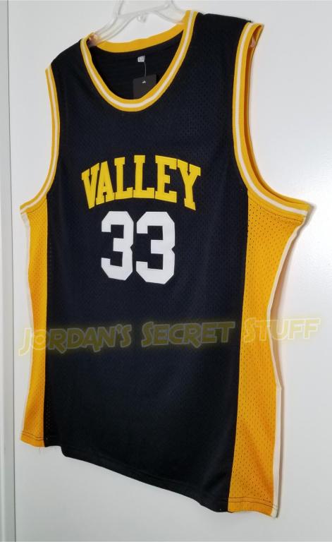 JordansSecretStuff Larry Bird Valley High School Basketball Jersey Custom Throwback Retro Jersey S