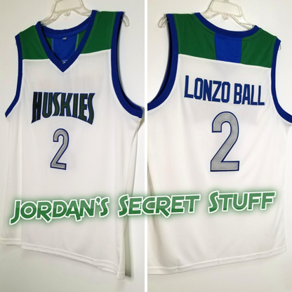 Lonzo Ball Chino Hills High School Basketball Jersey Custom Throwback Retro Jersey