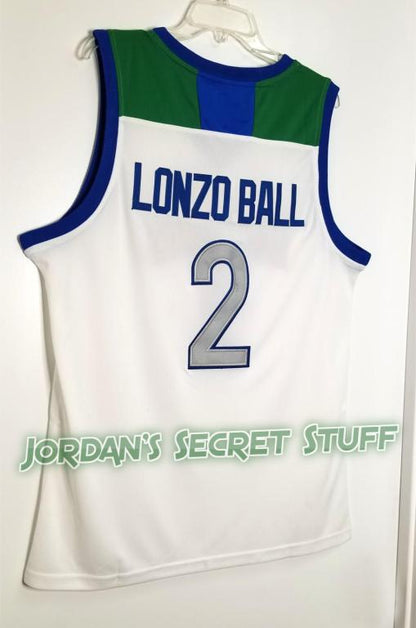 Lonzo Ball Chino Hills High School Basketball Jersey Custom Throwback Retro Jersey