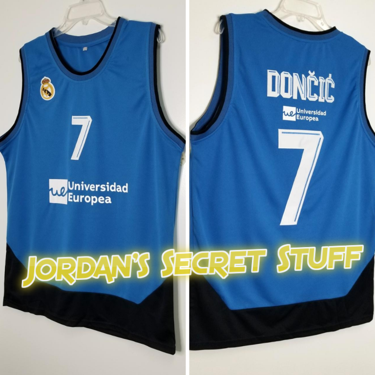 Real madrid basketball 2024 jersey luka doncic