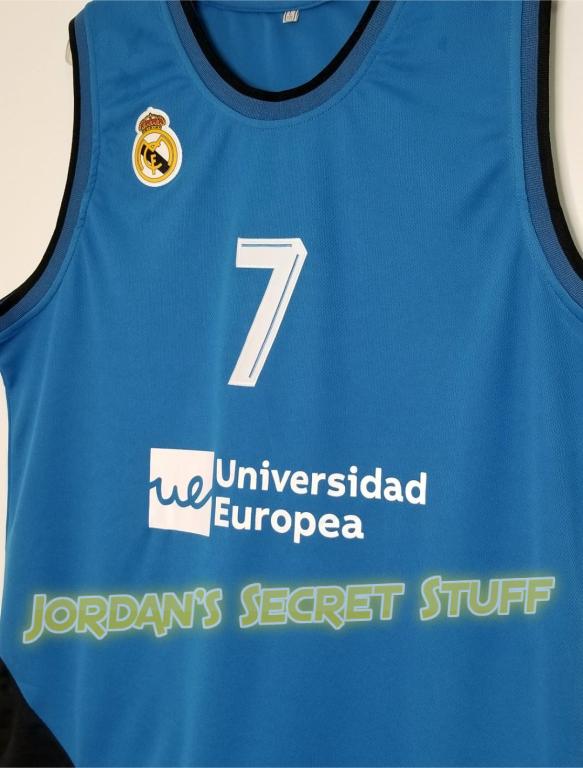 Luka Doncic 7 Real Madrid Baloncesto Spain White Basketball Jersey — BORIZ