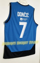 Load image into Gallery viewer, Luka Doncic Real Madrid EuroLeague Basketball Jersey (Blue) Custom Throwback Retro Jersey