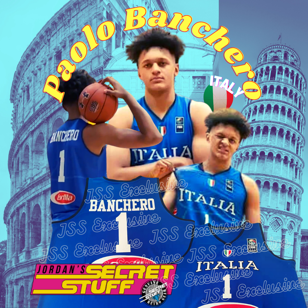 Paolo Banchero Italy National Euro Team Italia Euroleague Jersey