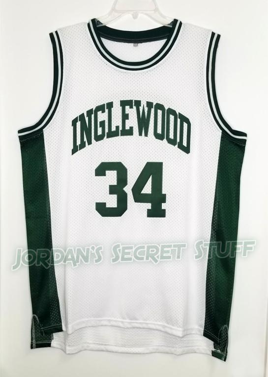 JordansSecretStuff Paul Pierce Inglewood High School Basketball Jersey Custom Throwback Retro Jersey XL