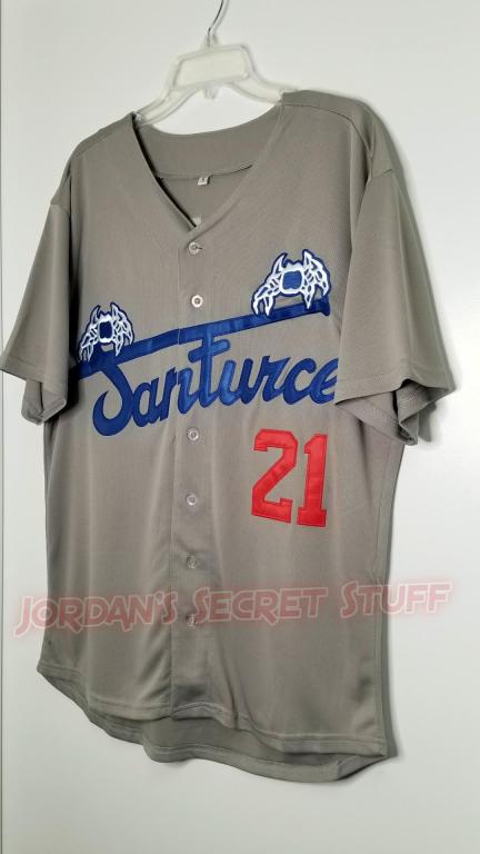 Roberto Clemente Santurce Puerto Rico Basketball Jersey Custom Throwback Retro Jersey