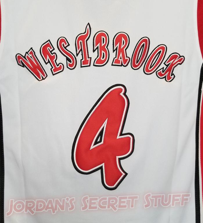 FLASH SALE! Russell Westbrook Leuzinger Olympians High School Basketball  Jersey Custom Throwback Retro Jersey