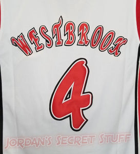 FLASH SALE! Russell Westbrook Leuzinger Olympians High School Basketball Jersey Custom Throwback Retro Jersey