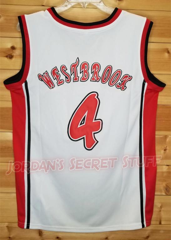 Vintage Russell Athletic Panthers #10 Basketball Jersey Sz 40 White USA  Screen