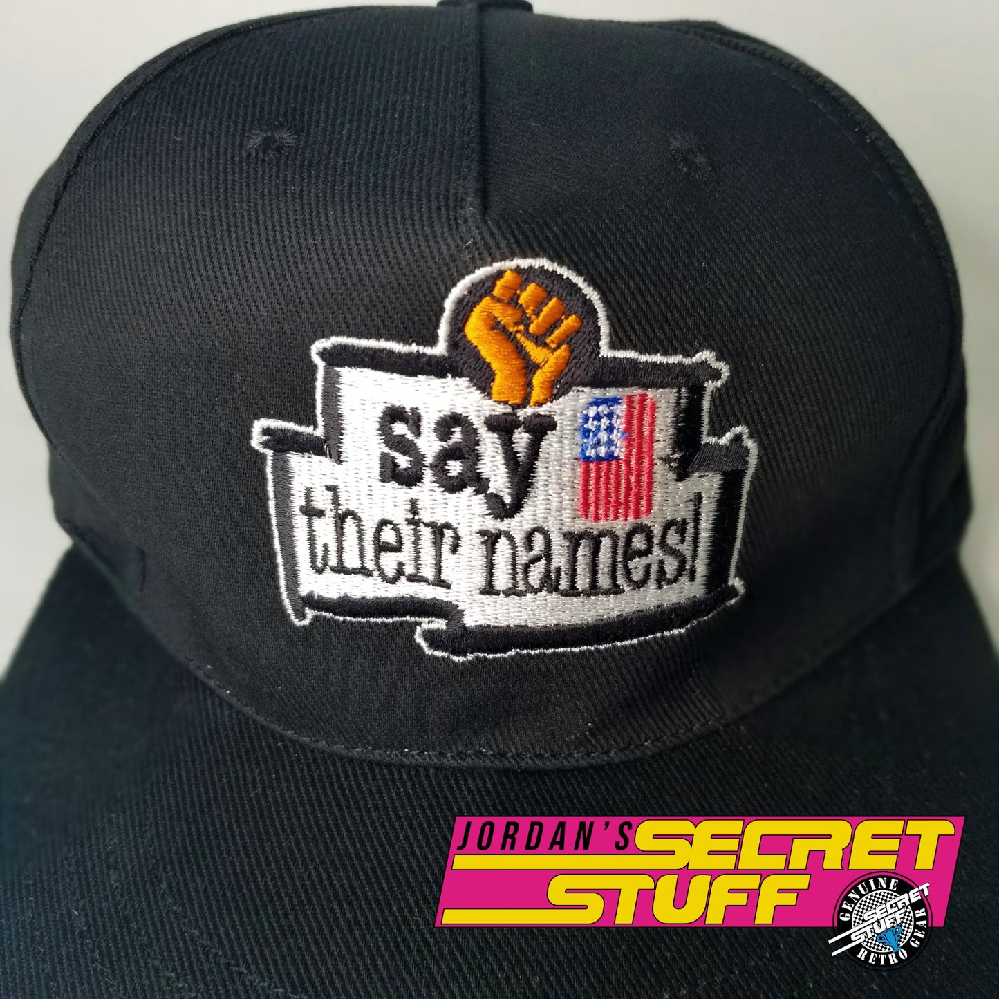 Say Their Names! Snapback Hat Basketball 90s JSS Exclusive BLM Cap