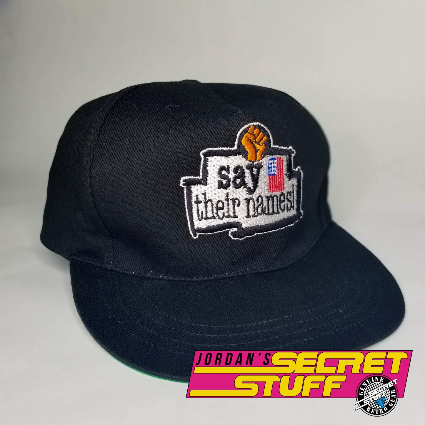 Say Their Names! Snapback Hat Basketball 90s JSS Exclusive BLM Cap