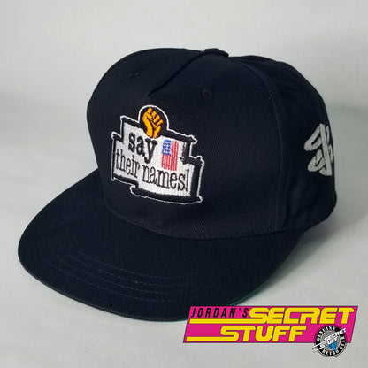 Say Their Names! Snapback Hat Basketball 90s JSS Exclusive BLM Cap