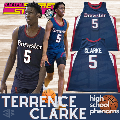 Terrence Clarke High School Phenoms Basketball Jersey Brewster Academy