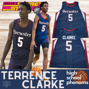 Terrence Clarke High School Phenoms Basketball Jersey Brewster Academy
