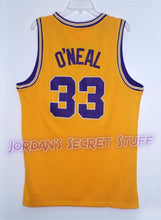 Load image into Gallery viewer, Shaquille O&#39;Neal LSU College Basketball Jersey (Yellow) Custom Throwback Retro College Jersey