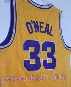 Shaquille O'Neal LSU College Basketball Jersey (Yellow) Custom Throwback Retro College Jersey