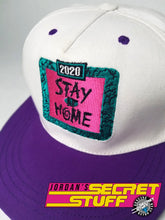 Load image into Gallery viewer, 2020 Stay At Home Snapback Hat Basketball 90s JSS Exclusive Throwback Cap