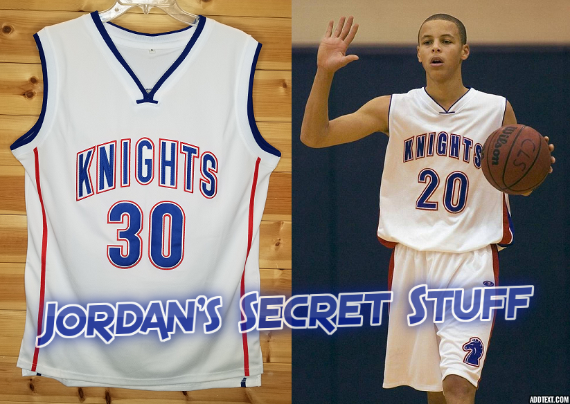 Stephen Curry Charlotte Christian High School Basketball Jersey
