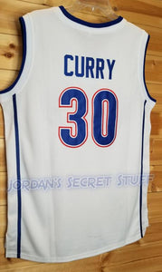 Stephen Curry Charlotte Christian High School Basketball Jersey Custom Throwback Retro Jersey