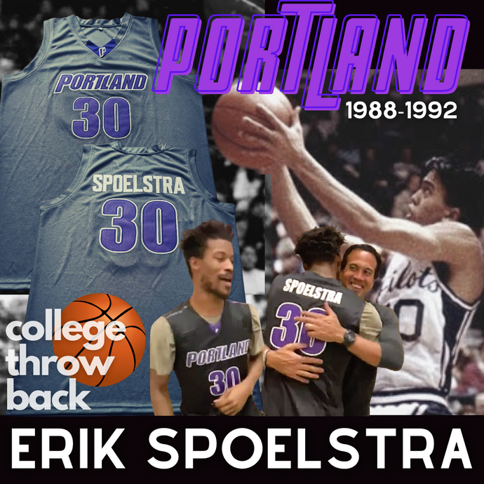 Erik Spoelstra Portland College Throwback Jersey 1988-1992
