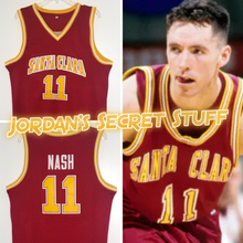 Load image into Gallery viewer, Steve Nash Santa Clara College Basketball Jersey Custom Throwback Retro College Jersey